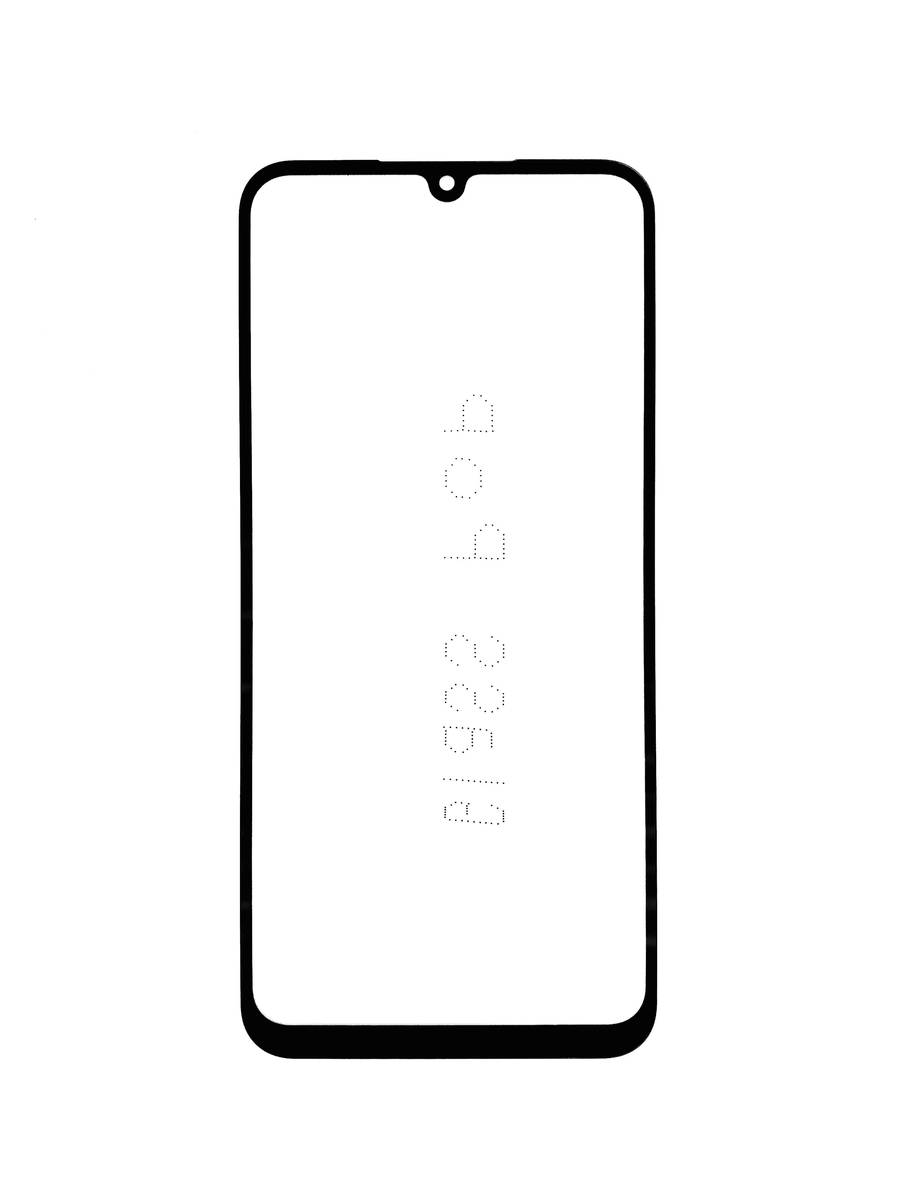 Стекло для переклейки + OCA Samsung a24 a245  G+OCApro черный