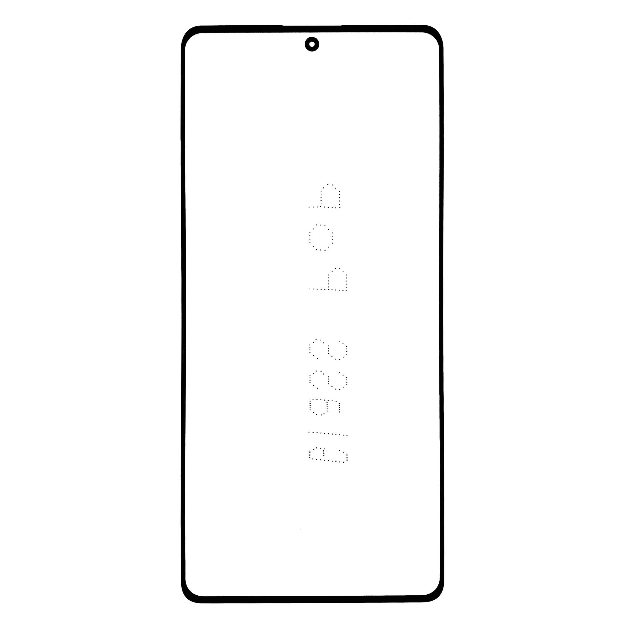 Стекло для переклейки + OCA Redmi note 13 pro 4g  G+OCApro черный