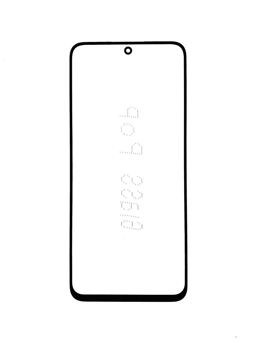 Стекло для переклейки + OCA Honor x7b  G+OCApro черный