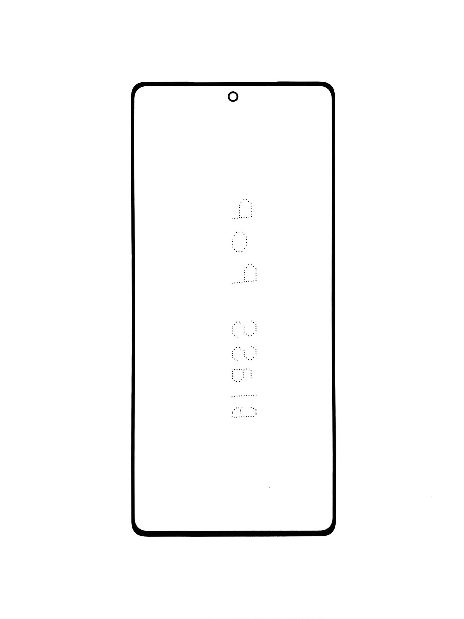 Стекло для переклейки + OCA Infinix note 40  G+OCApro черный